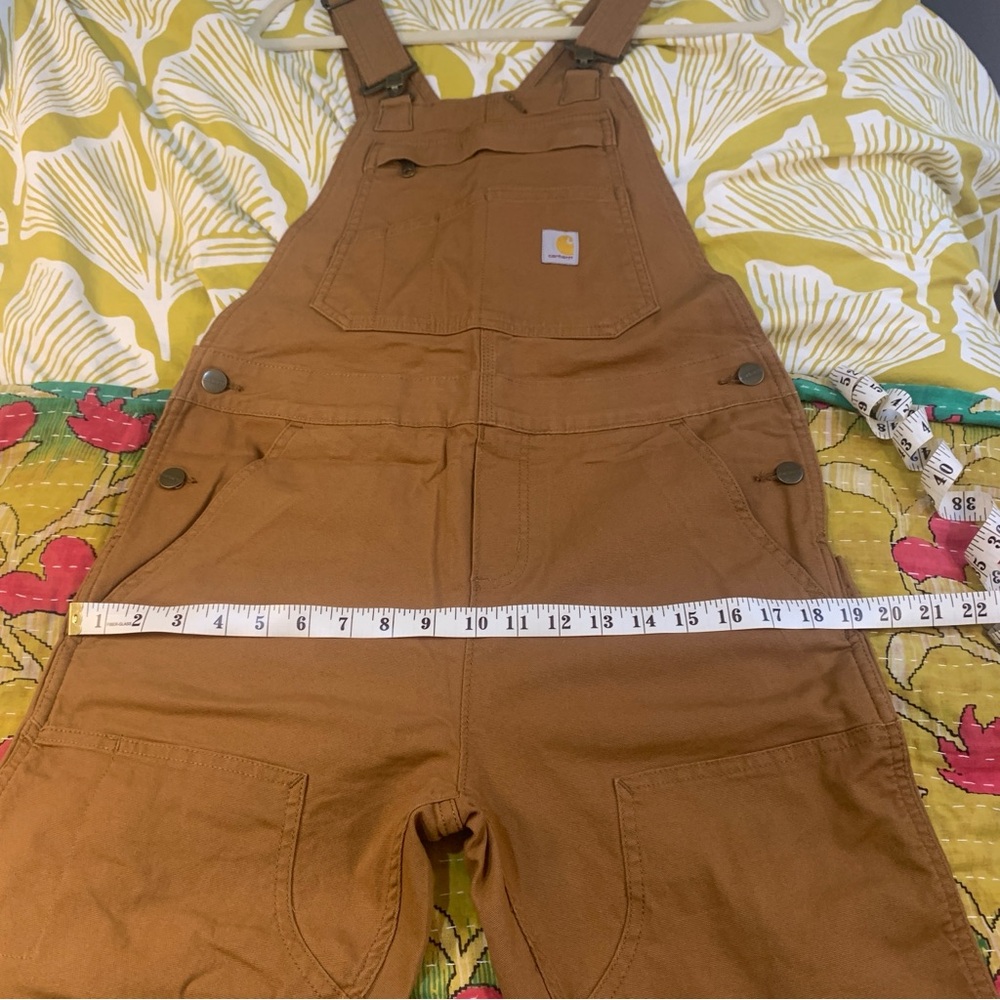 Carhartt Ashland Bib Work Overall Double Knee Rugged Flex Loose Fit - Picture 14 of 16